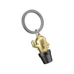 Cactus Keyring | Gold