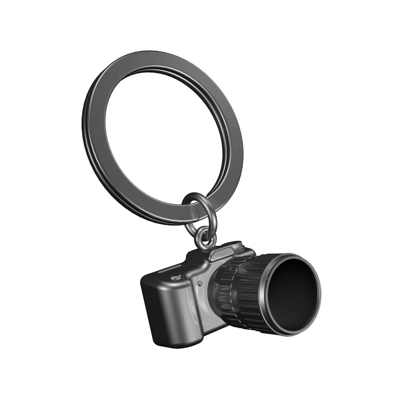 Camera Keyring | Gunmetal