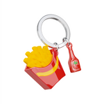 French Fries & Ketchup Keyring