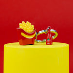 French Fries & Ketchup Keyring