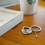 Coffee Lover Keyring | White