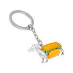 Hotdog Keyring