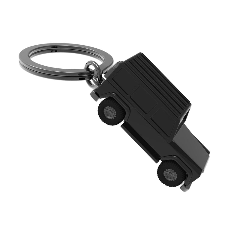 Luxe 4x4 Off Road Car Keyring | Black