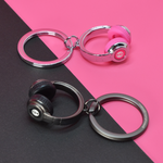 Headphones Keyring | Pink