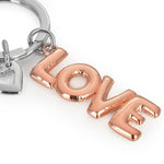 Love Balloon Keyring | Rose Gold