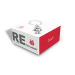 Robot Keyring | Silver with Red Eyes