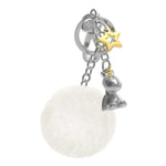 Sitting Unicorn with Pom Pom Charm Keyring