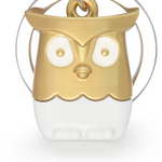 Owl Keyring | White & Gold