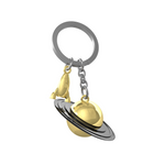 Planet Keyring | Grey & Gold