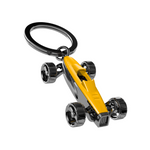 Racing Car Keyring | Yellow