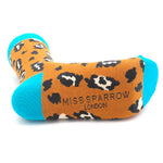 Women's Leopard Spot Socks | Bamboo | Brown