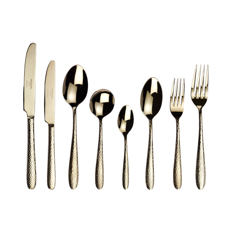 Champagne Mirage Cutlery Set | 44 Piece