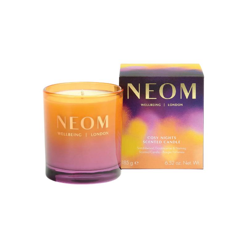 Cosy Nights 1 Wick Scented Candle | Sandalwood, Frankincense & Nutmeg | 185g