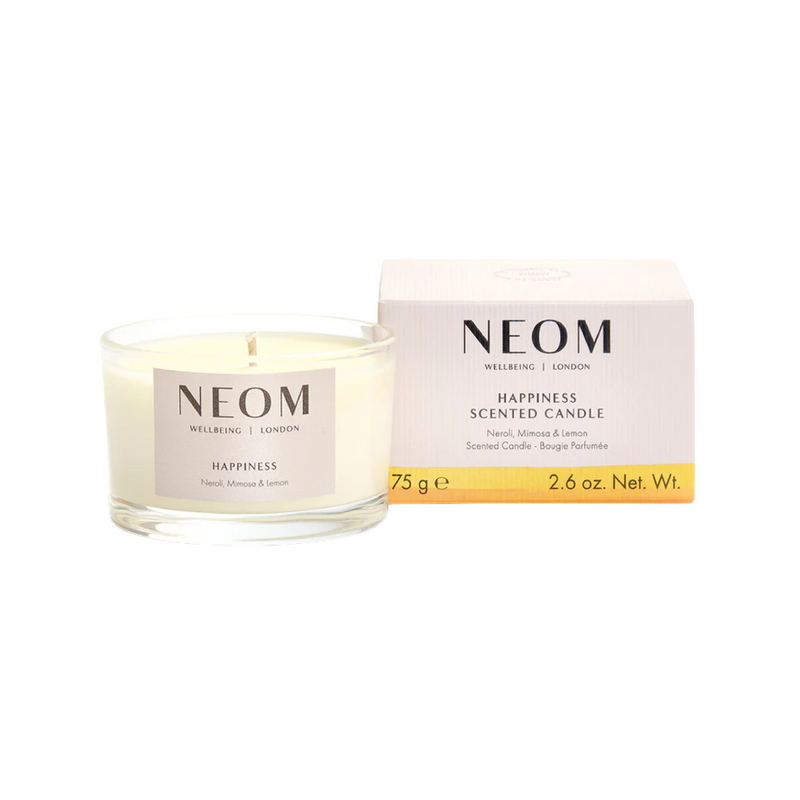 Scent to Make You Happy Happiness Scented Travel Candle | Neroli, Mimosa & Lemon | 75g