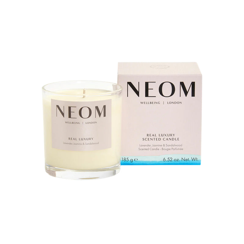 Scent to De-Stress Real Luxury Scented 1 Wick Candle | Lavender, Jasmine & Brazillian Rosewood | 185g
