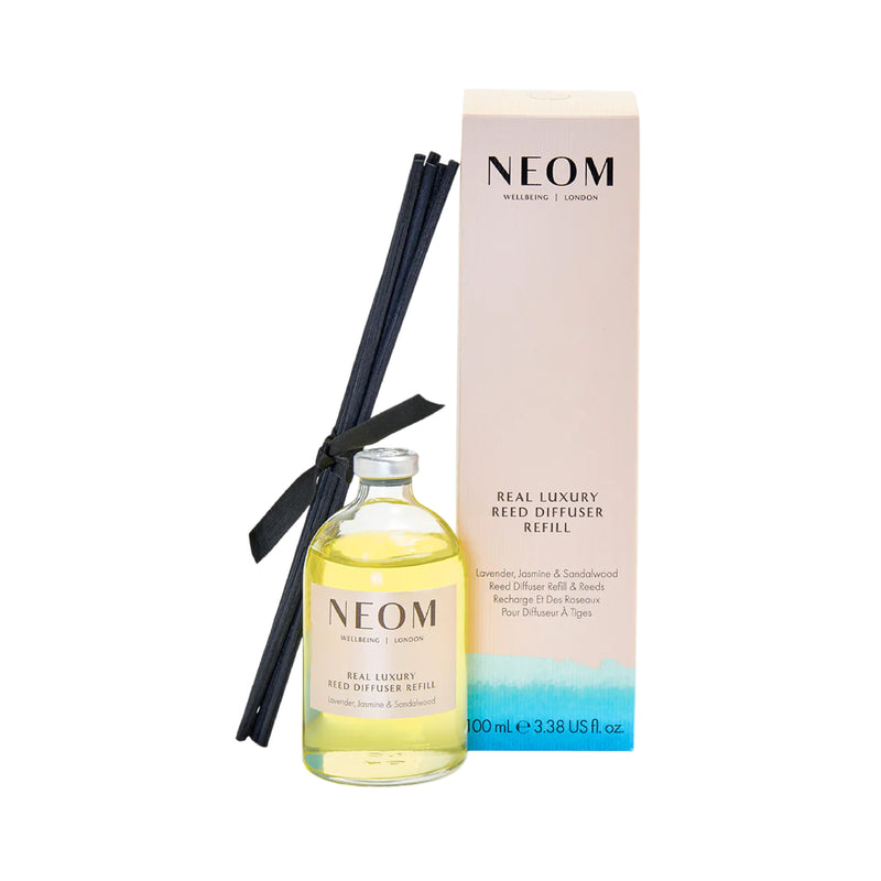 Scent To De-Stress Real Luxury Reed Diffuser Refill | Lavender, Jasmine & Brazillian Rosewood | 100ml