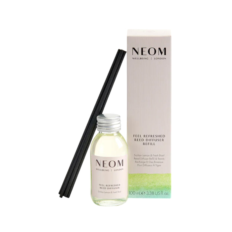 Scent to Boost Your Energy Feel Refreshed Reed Diffuser Refill | Sicilian Lemon & Fresh Basil | 100ml