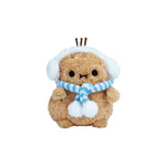 Frosty Bluescarf Ricespud Mini Sitting Plush Toy