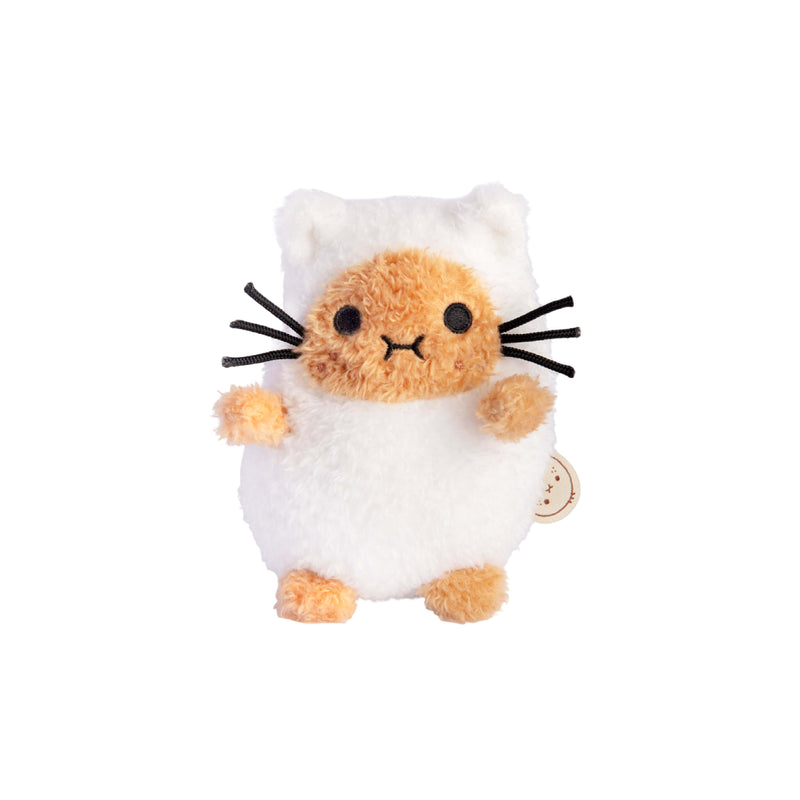 Kitty Ricespud Mini Sitting Plush Toy | White