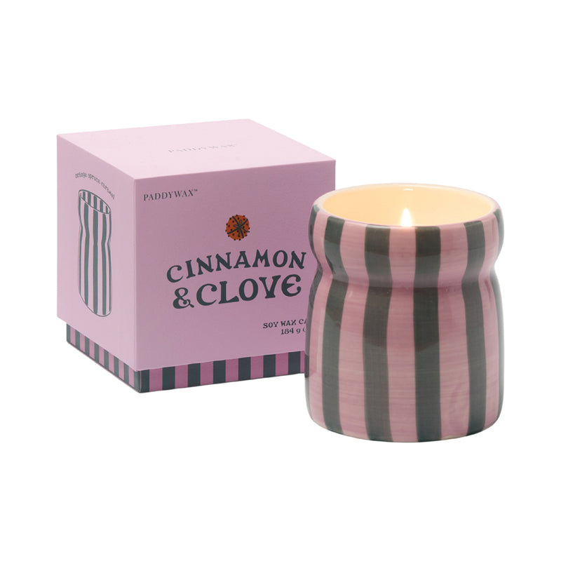 Cabana Christmas Ceramic Candle | Cinnamon & Clove | 184g