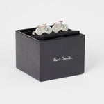 Men's Bike Cufflinks | Set of 2 | Silver