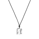 Men's Dog Tag Necklace | Silver