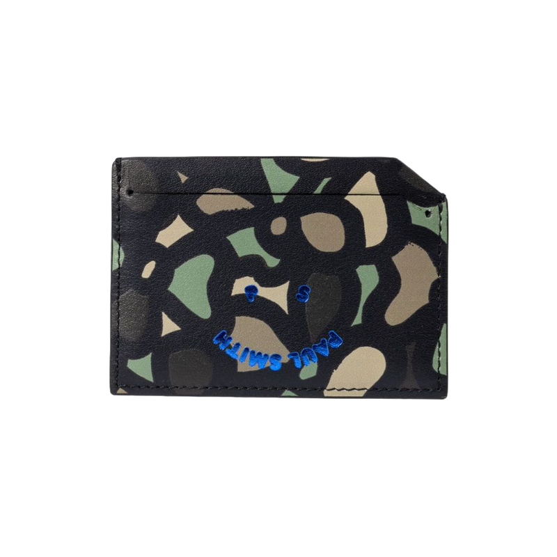 Men's 'Happy' Camo Card Holder