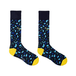 Men's 'Happy' Camo Socks | Blue