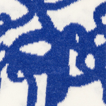 Men's 'Le Soir Squiggle' Socks | Blue & White