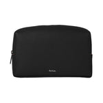 Men's Leather Wash Bag | Black