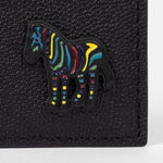 Men's Leather 'Zebra' Card Holder | Black