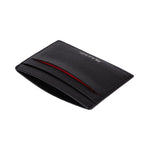 Men's Leather 'Zebra' Card Holder | Black