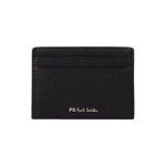 Men's Leather 'Zebra' Card Holder | Black