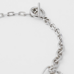 Men's Mixed Chain Bracelet | Metallic