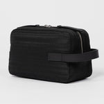 Men's 'Shadow Stripe' Wash Bag | Black