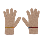 Men's 'Signature Stripe' Block Gloves | Brown