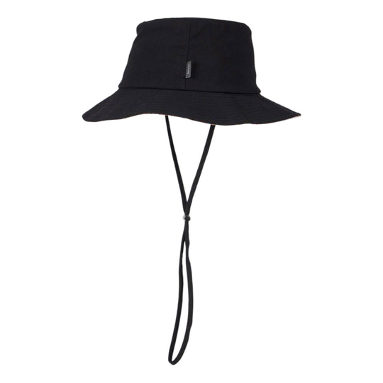 Men's 'Signature Stripe' Bucket Hat with Cord | Black