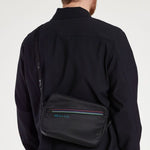 Men's 'Signature Stripe' Crossbody Bag | Black