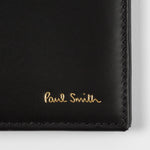 Men's Leather 'Signature Stripe' Passport Holder | Black