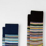 Men's 'Signature Stripe' Socks | Multicolour | Set of 2