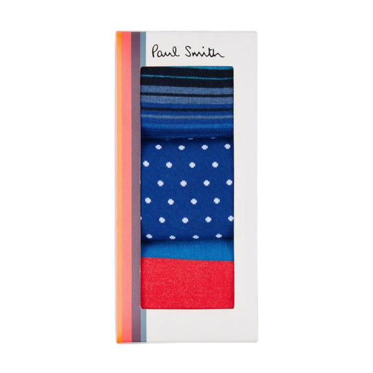 Men's Stripe & Spot Socks | Set of 3