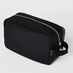 Men's Twin Zip 'Zebra' Wash Bag | Black