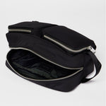 Men's Twin Zip 'Zebra' Wash Bag | Black