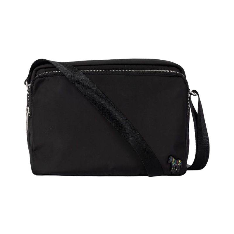 Men's 'Zebra' Crossbody Bag | Black