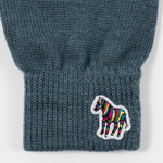 Men's 'Zebra' Wool Gloves | Green