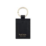 Leather 'Signature Stripe' Keyring | Multicolour