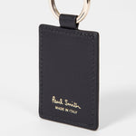 Leather 'Signature Stripe' Keyring | Multicolour