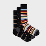 Men's 'Signature Stripe' Socks | Multicolour | Set of 3