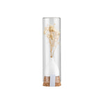 Dried Flower Bouquet Vase in Corked Tube | White