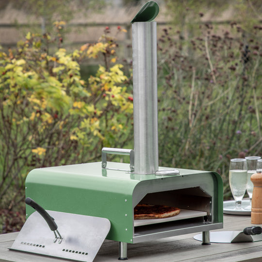 Outdoor Sassari Pellet Pizza Oven | Green